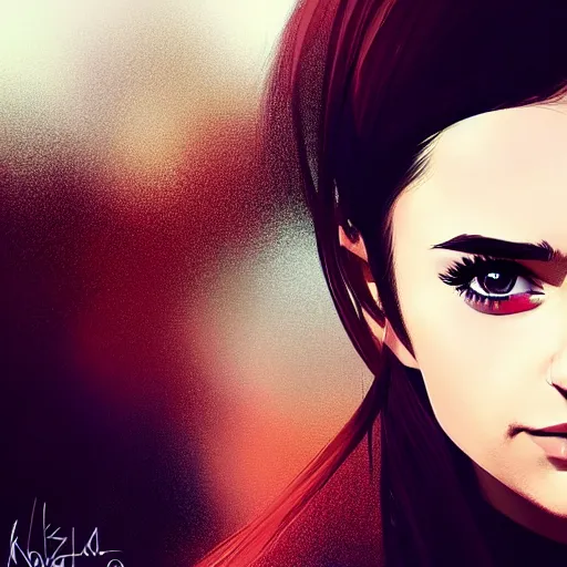 Image similar to a portrait of a beautiful nina dobrev, art by ilya kuvshinov and wlop and artgerm and josan gonzalez, magda torres gurza, digital art, highly detailed, intricate, sharp focus, trending on artstation hq, deviantart, pinterest, unreal engine 5, 4 k uhd image