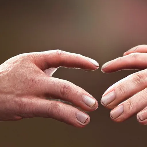 Prompt: highly detailed picture of human hands with 5 fingers