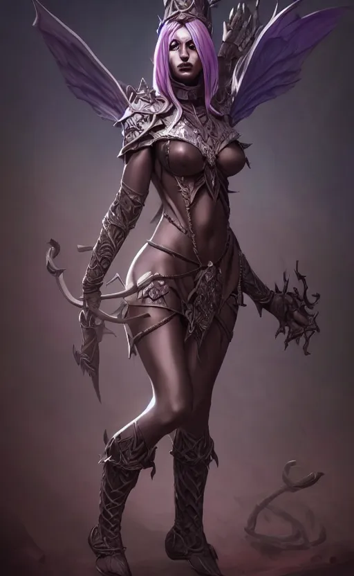 Image similar to full body shot of dark elf witch, highly detailed, d & d, fantasy, highly detailed, digital painting, trending on artstation, concept art, sharp focus, illustration, global illumination, ray tracing, realistic shaded, art by artgerm and greg rutkowski and fuji choko and viktoria gavrilenko and hoang lap,