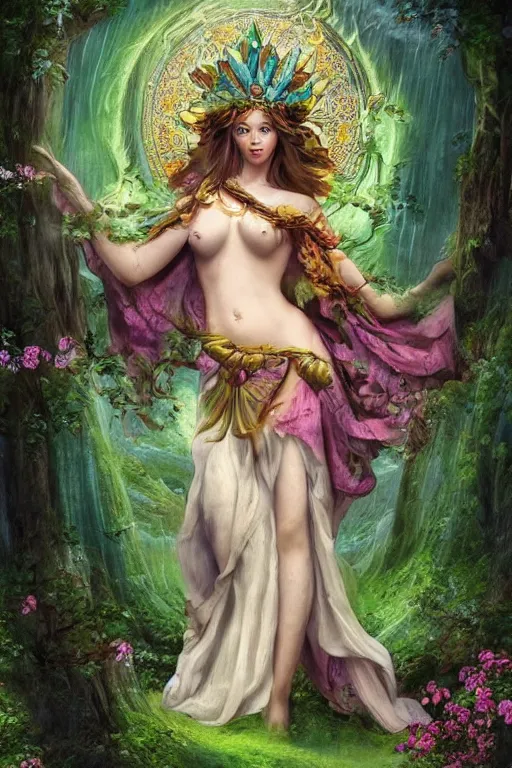 Prompt: The Goddess of Spring | fantasy art