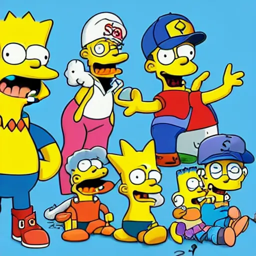 Prompt: home simpson in the artstyle of pokemon ( 1 9 9 7 )