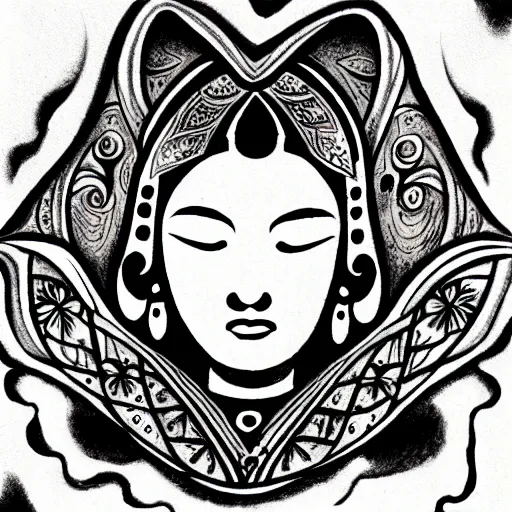 Image similar to zen ink