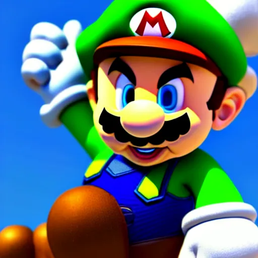 Prompt: super mario as link, highly detailed, extremely high quality, hd, 4 k, 8 k, canon 3 0 0 mm, professional photographer, 4 0 mp, lifelike, top - rated, award winning, realistic, detailed lighting, detailed shadows, sharp, no blur, edited, corrected, trending