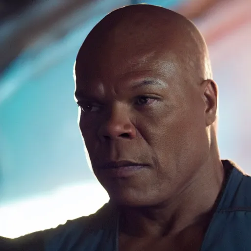 Prompt: Teal'c from Stargate SG1 in The Expanse