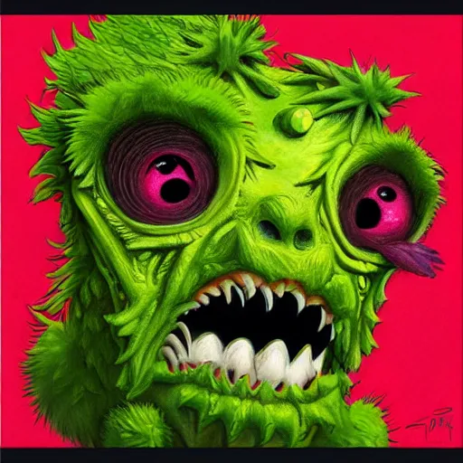 Image similar to a tennis ball monsters , digital art, fantasy, magic, trending on artstation, ultra detailed, professional illustration by Basil Gogos