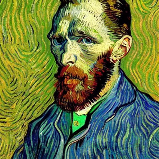 Image similar to hermeneutics professor by van gogh