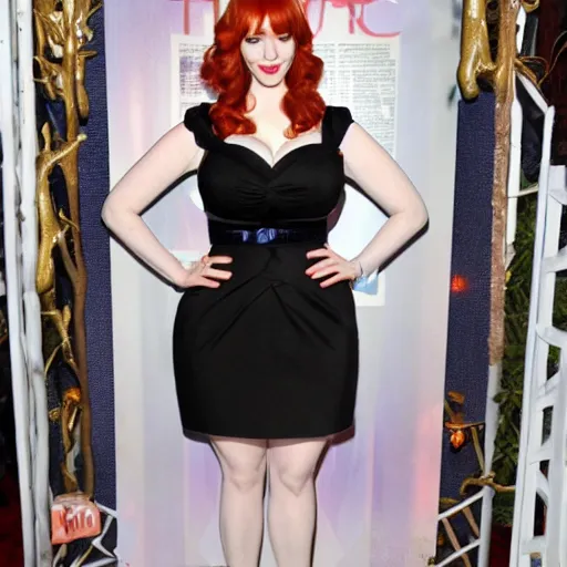 Image similar to christina hendricks as hostess,