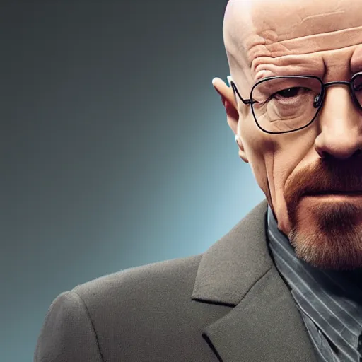 Prompt: heisenberg from breaking bad as an among us crewmate