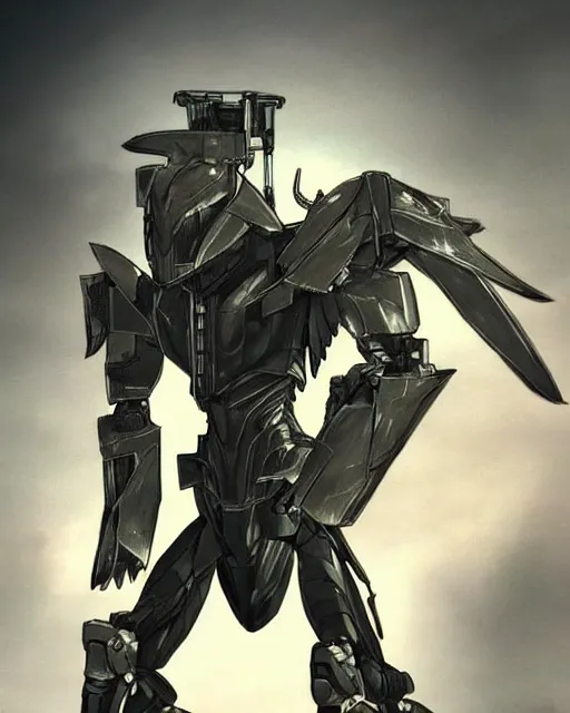 Image similar to powered armored exoskeleton in the style of metal gear in the style of metal gear rising trending on artstation deviantart pinterest detailed realistic hd 8 k high resolution