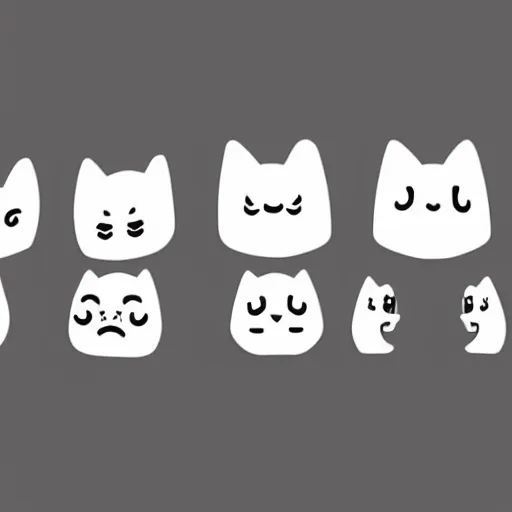 Prompt: a retro minimalistic cute ghost cat emoji enamel pin, hd, concept art