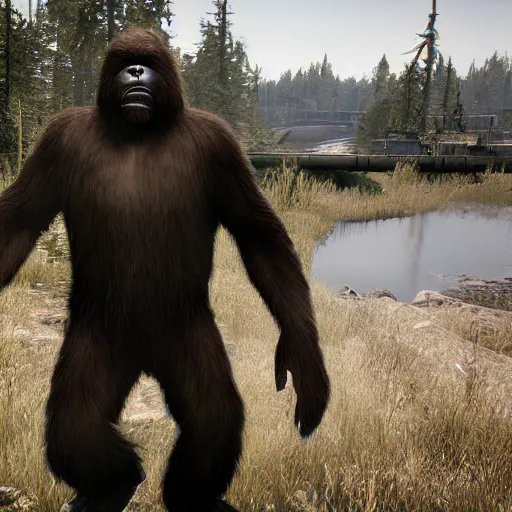 Image similar to bigfoot in escape from tarkov