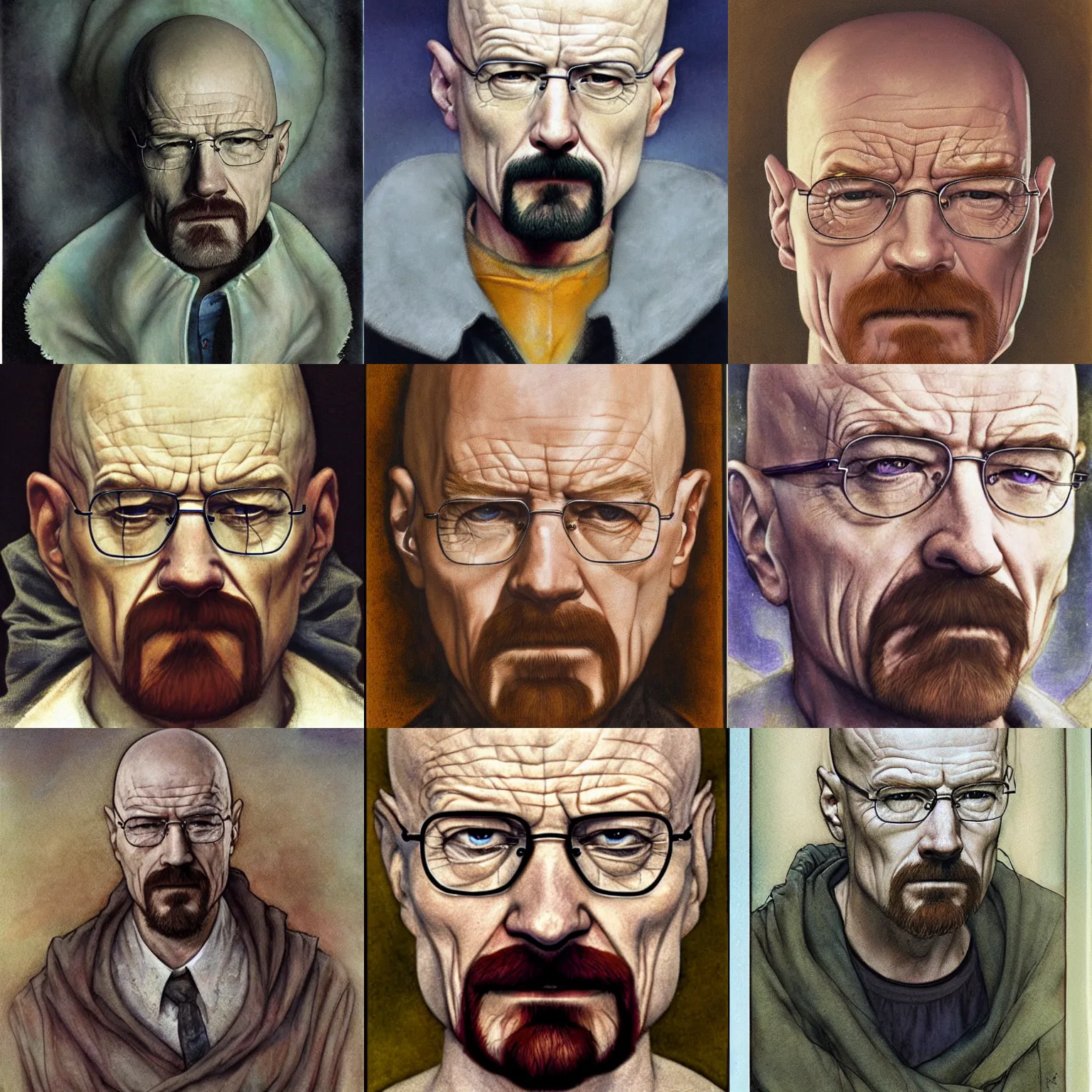 Prompt: Walter White by Brian Froud