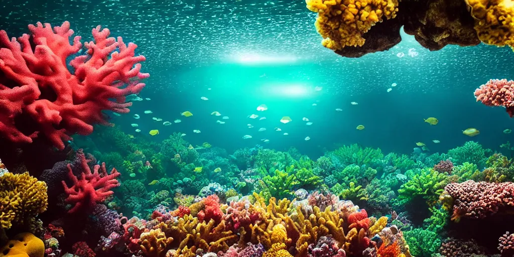 Premium AI Image  Underwater photo of Haliclona mediterranea in