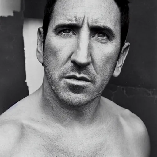 Prompt: Trent Reznor singer songwriter NIN, Rolling Stone cover, ultrafine detail, private press, associated press photo, angelic photograph, masterpiece