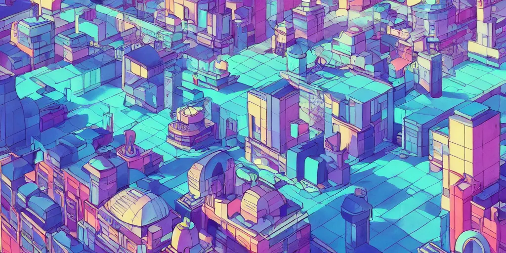 Image similar to sonic the hedgehog, lofi, pastel, Esthetic, calm, city,