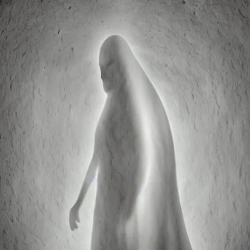 Image similar to Ghosts swirl around a human figure | Dark void filled with spirits | Haunting