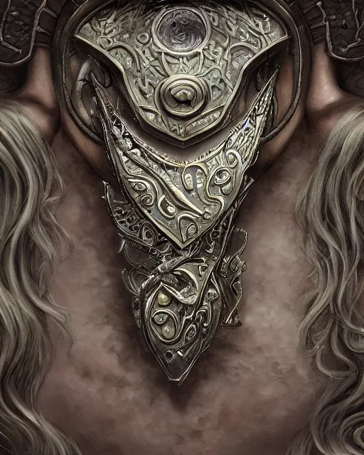 Prompt: close up shot of an amulet, fantasy, intricate, elegant, highly detailed, digital painting, artstation, concept art, smooth, sharp focus, illustration