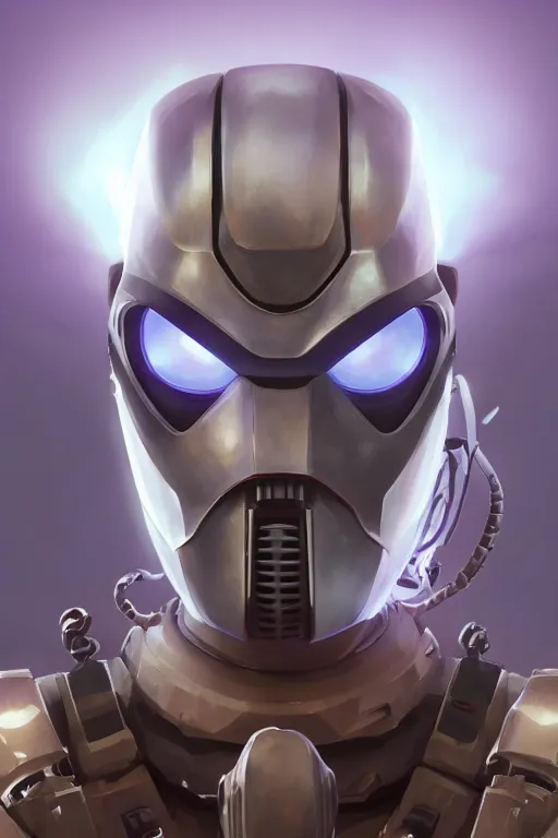 Image similar to epic mask helmet robot ninja portrait stylized as fornite style game design fanart by concept artist gervasio canda, behance hd by jesper ejsing, by rhads, makoto shinkai and lois van baarle, ilya kuvshinov, rossdraws global illumination radiating a glowing aura global illumination ray tracing hdr render in unreal engine 5