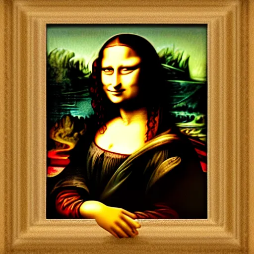 Image similar to expand mona lisa da vinci, by da vanci