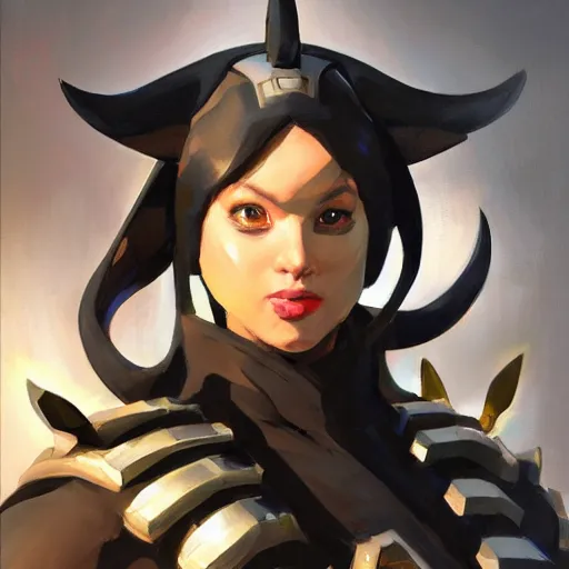 Image similar to greg manchess portrait painting of partially armored umbreon as overwatch character, medium shot, asymmetrical, profile picture, organic painting, sunny day, matte painting, bold shapes, hard edges, street art, trending on artstation, by huang guangjian, gil elvgren, ruan jia, greg rutkowski, gaston bussiere
