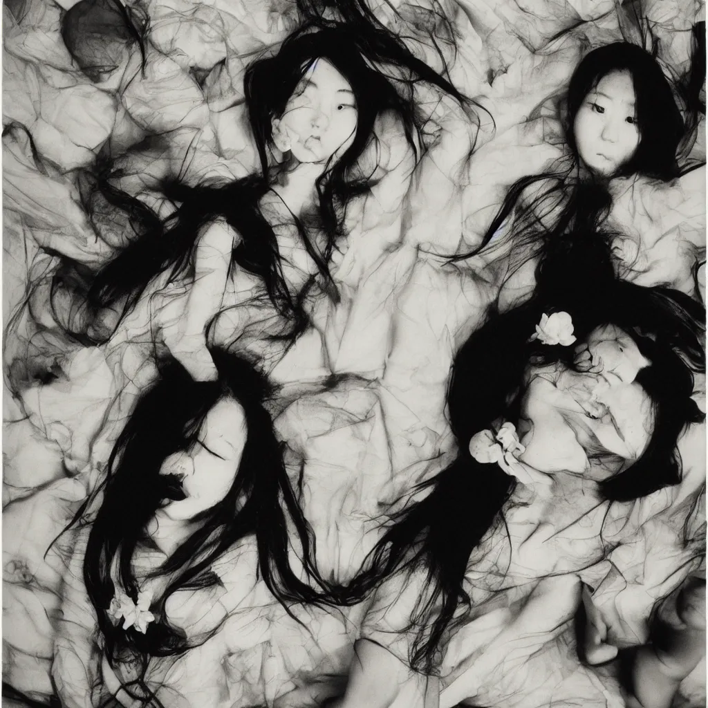 Image similar to portrait phots by Nobuyoshi Araki