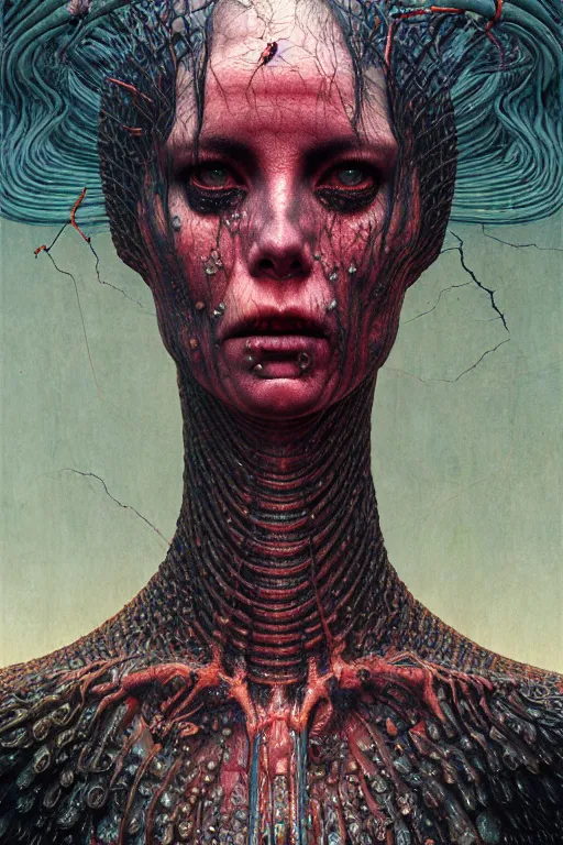 Prompt: neo psychedelic lilith the mother of all monsters angry, raining ash, fine art masterpiece, highly detailed dino valls wayne barlowe machiej kuciara, dramatic lighting, long shot, wide angle, uhd 8 k, sharp focus