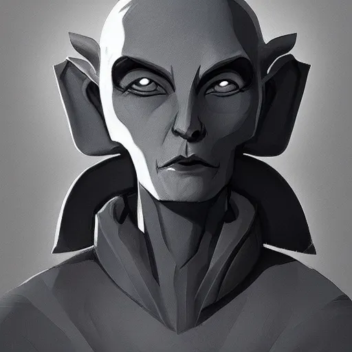 Image similar to exophilia, handsome, gray alien race, big black eyes artstation