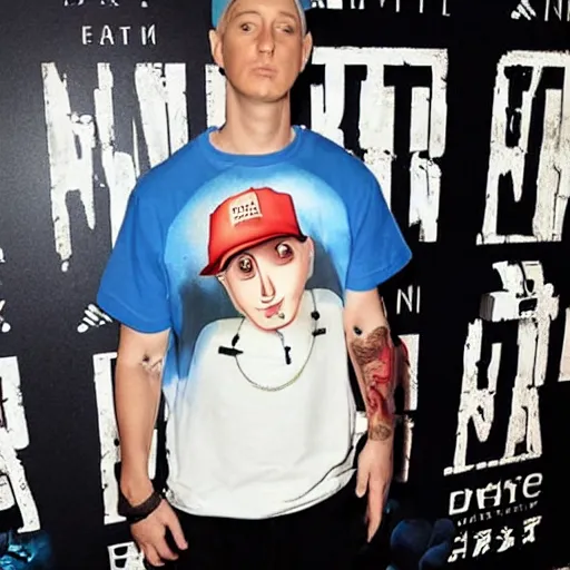 Image similar to Eminem in the pixar film,