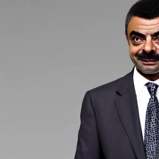 Image similar to african american rowan atkinson