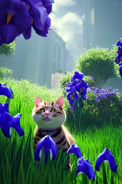 Prompt: a cat from meme looking at the most beautiful thing in the world, wide irises, pixar, volumetric lighting, epic composition, hyper detailed, ultra realistic, sharp focus, octane render, volumetric, ray tracing, artstation trending, cgsociety, sense of awe, 4 k