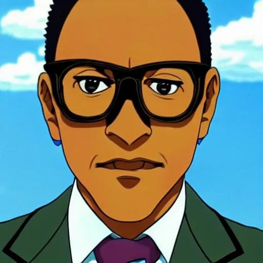Prompt: Gustavo fring in anime
