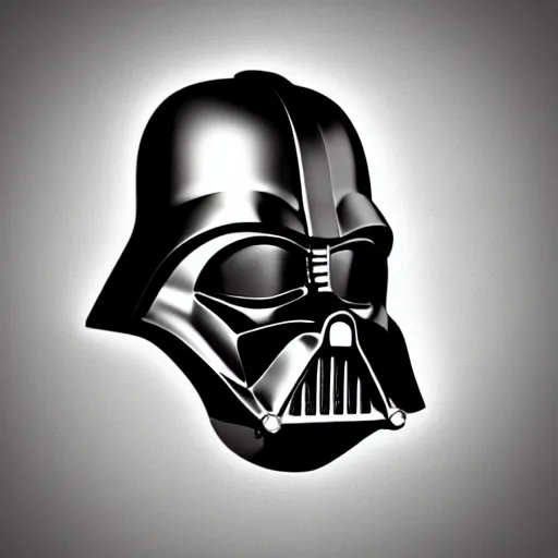 Image similar to darth vader glossy metal mask modeled and rendered using 3 ds max, hdr light studio and v - ray