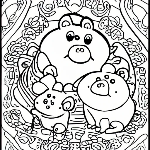 Image similar to pepapig colouring page