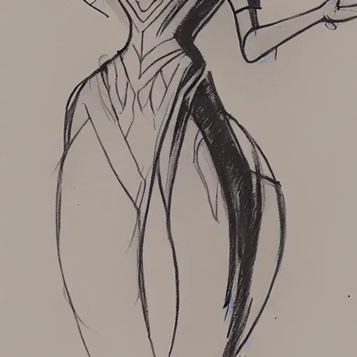 Prompt: milt kahl sketch of victoria justice with curvy body as princess padme from stars wars episode 3