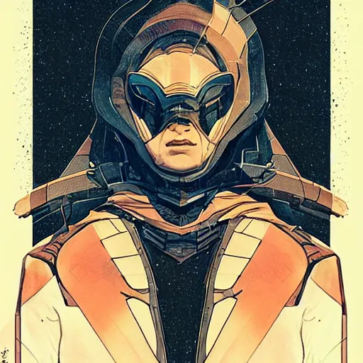 Image similar to dune themed majestic paul atreides prophet sketch by sachin teng, moebius, artgerm, alphonse mucha, masterpiece, organic painting, matte painting, futuristic geometrical drawing shapes, desert ambience, hard edges, graffiti, street art by sachin teng