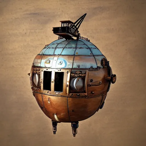 Image similar to steampunk airship in the sky, 35mm 8k product photo