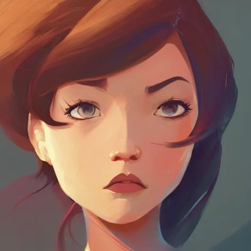 Image similar to face icon stylized minimalist pax, loftis, cory behance hd by jesper ejsing, by rhads, makoto shinkai and lois van baarle, ilya kuvshinov, rossdraws global illumination