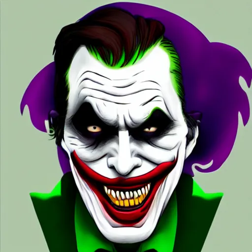 Prompt: Jerma985 as the Joker, 4k, 8K, Disturbing, Scary Lightning