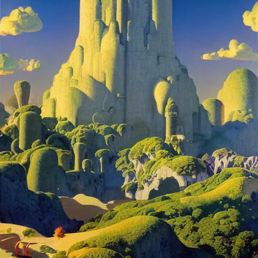 !dream a landscape of a big and structured fantasy | Stable Diffusion ...