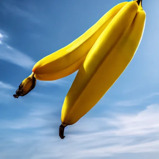 Prompt: picture of a flying banana, 4 k, photography