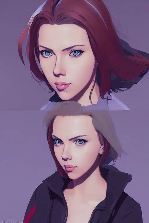 Prompt: Scarlett Johansson as an Anime Art Style, artstation, 4k detailed