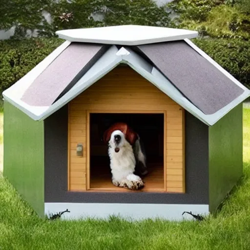 Prompt: dog house mansion for snoopy, immense scale, grand