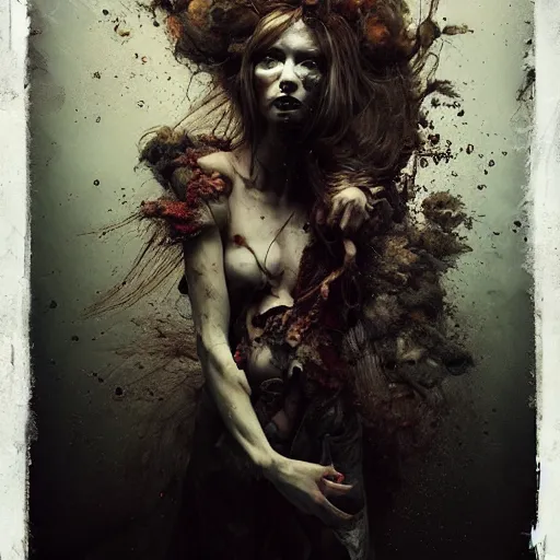 Image similar to the beast, by brooke shaden and alberto seveso and eve ventrue and john salminen and tim okamura, trending on artstation hq, deviantart, pinterest, 4 k uhd image