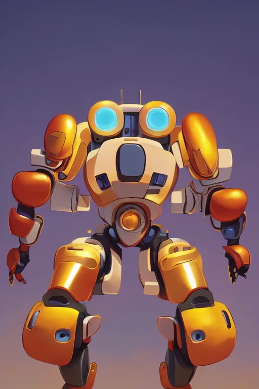 Image similar to metabots medabots medarotto medarot robot minimalist comics, behance hd by jesper ejsing, by rhads, makoto shinkai and lois van baarle, ilya kuvshinov, rossdraws global illumination ray tracing hdr radiating a glowing aura