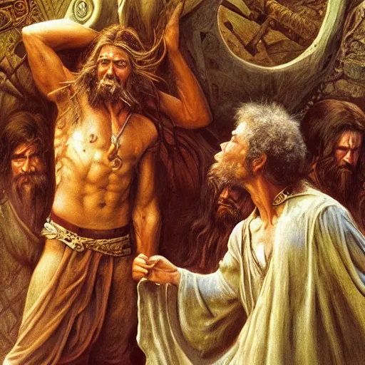 Image similar to epic masterpiece ordeal of the ancient sorrow traveller Ken Kelly, photorealistic, cinematic, fantastic reality, detailed and beautiful faces, intricate, detailed, dramatic lighting, establishing shot, 8k resolution – W 1024