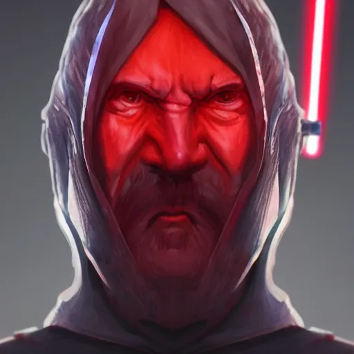 Image similar to sith lord biden portrait, artstation, cgsociety