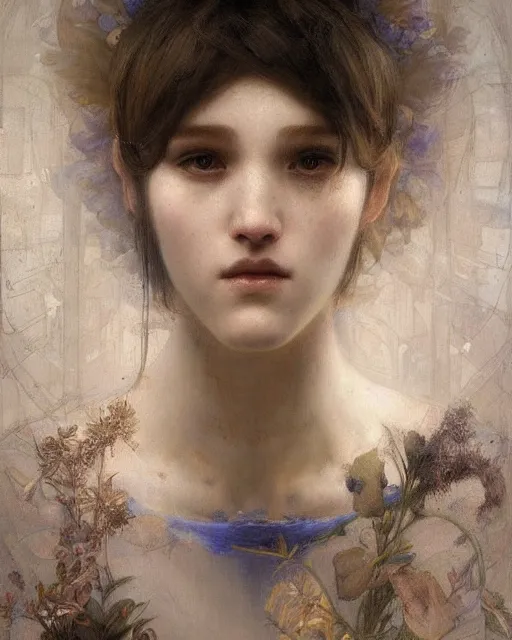 Image similar to surreal beauty by Edgar Maxence and Ross Tran