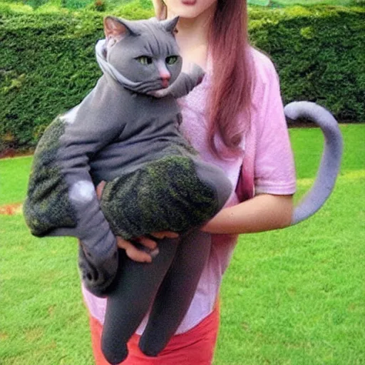 Image similar to human cat hybrid