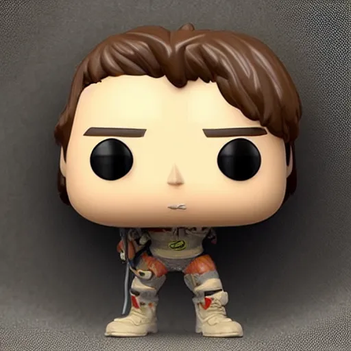 Image similar to “ very photorealistic photo of a gene takovic funko pop, award - winning details ”