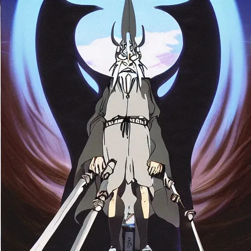 Image similar to the dark lord, by Studio Ghibli